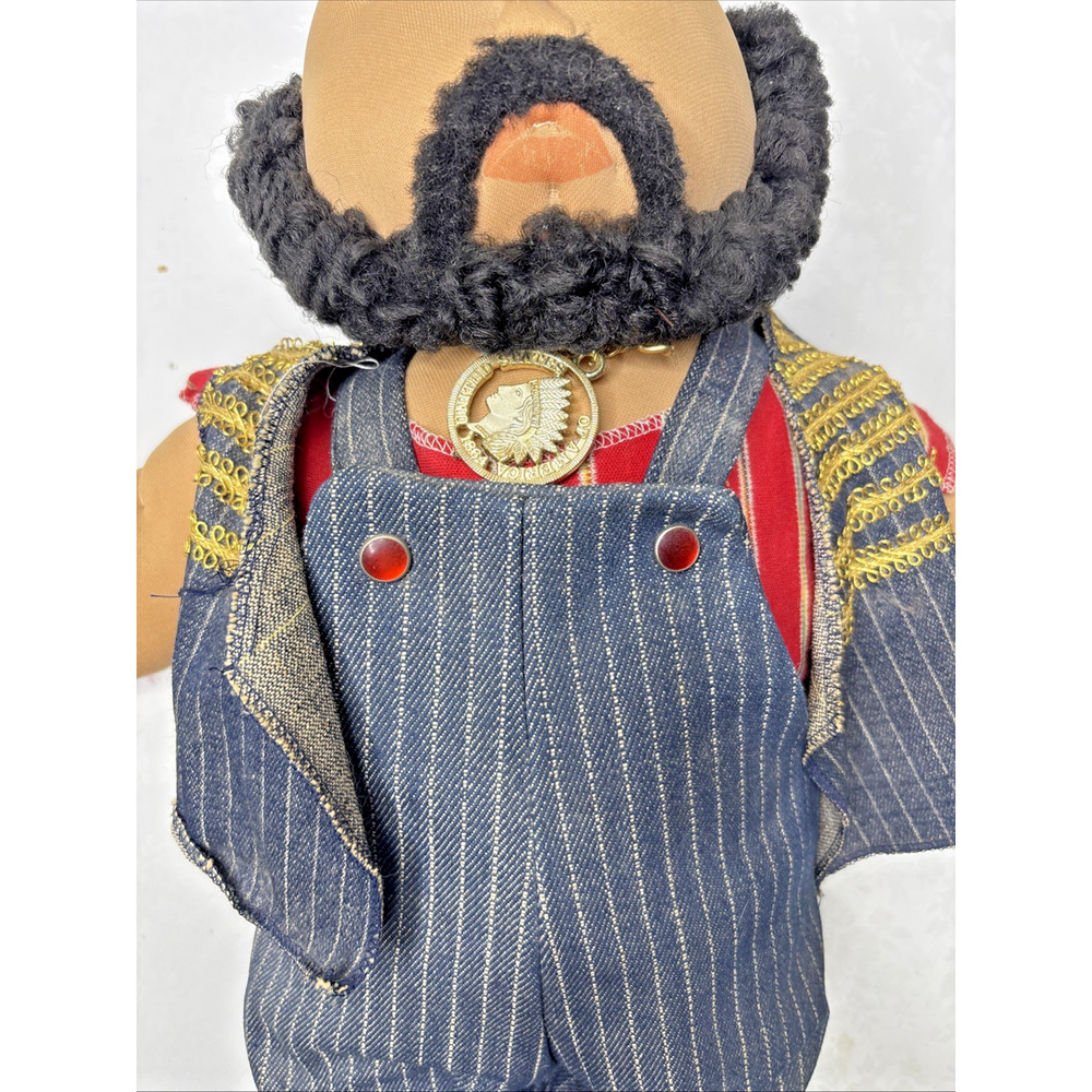 Mr. T Cloth Doll (Handmade / Cabbage Patch Style) - Picture 10 of 12